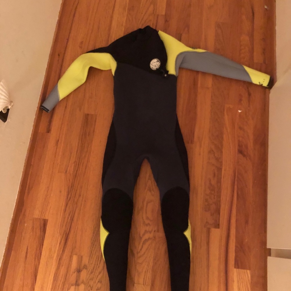 Boys ripcurl flash mob wetsuit neon